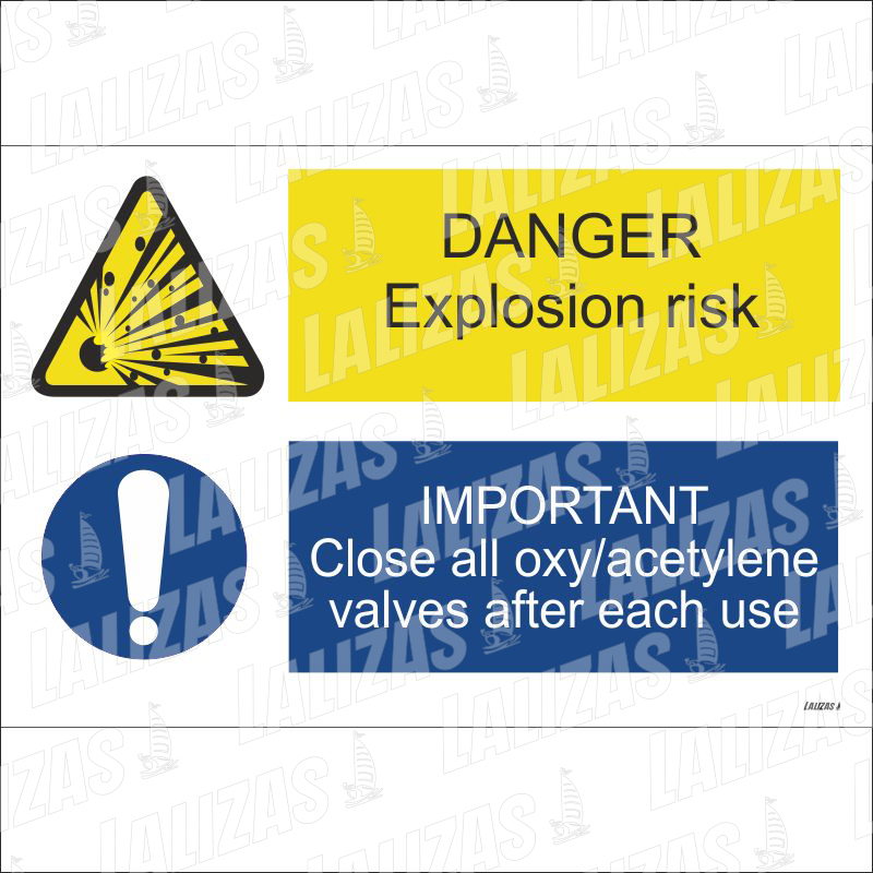Danger Explosion Risk/important image
